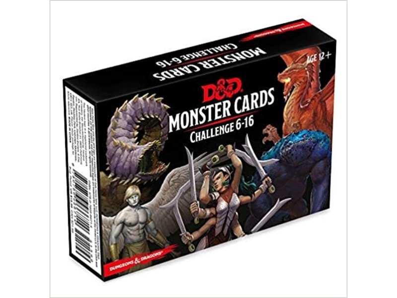 Wizards of the Coast D&D - Monster Cards Challenge 6-16
