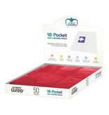 Ultimate Guard Supreme Pages Side-Loading 18-Pocket Red 50Ct