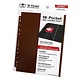 Ultimate Guard Supreme Pages Side-Loading 18-Pocket Brown 10Ct