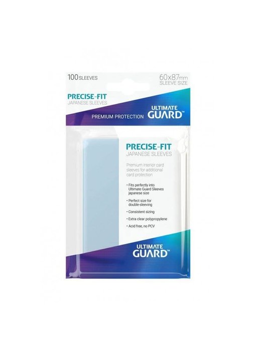 Ultimate Guard Sleeves Precise Fit Small 100Ct