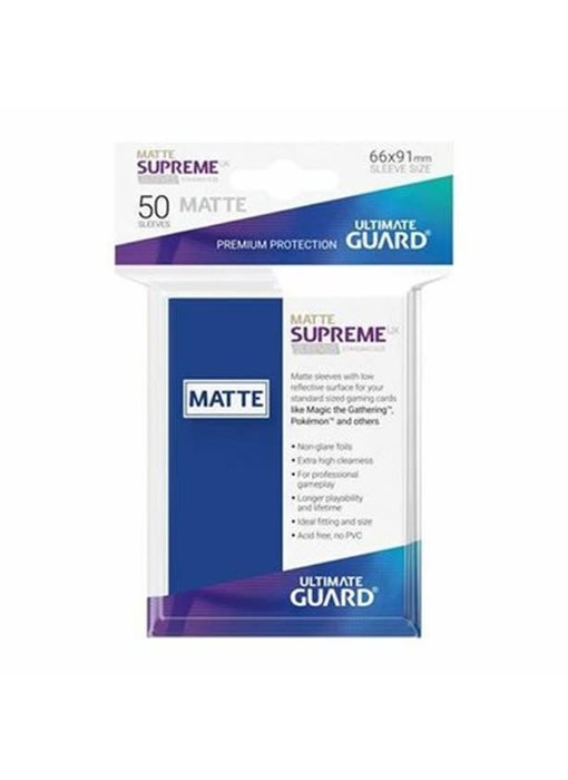 Ultimate Guard Sleeves Supreme Ux Matte Blue 50Ct