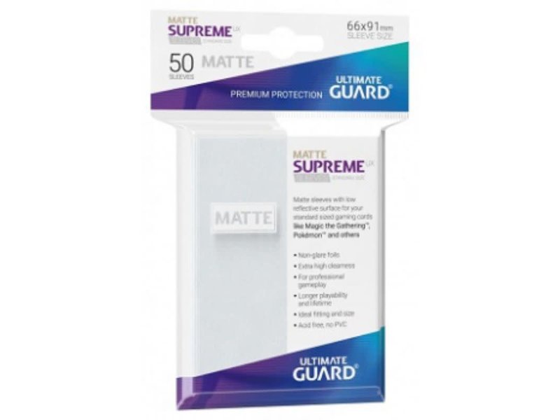 Ultimate Guard Ultimate Guard Sleeves Supreme Ux Matte Frosted 50Ct