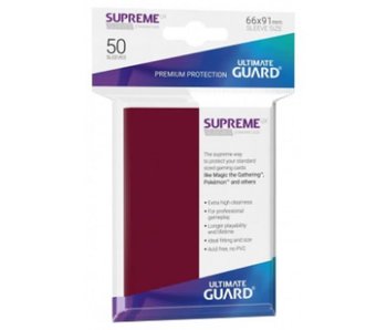 Ultimate Guard Sleeves Supreme Ux Burgundy 50Ct