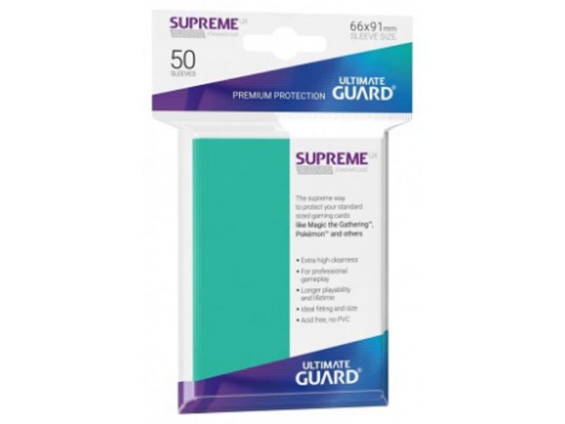 Ultimate Guard Ultimate Guard Sleeves Supreme Ux Turquoise 50Ct