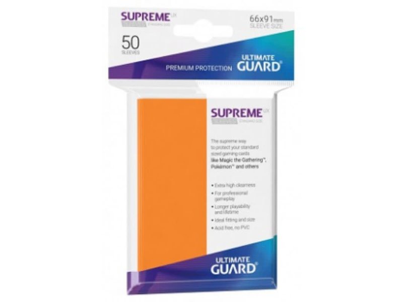 Ultimate Guard Ultimate Guard Sleeves Supreme Ux Orange 50Ct