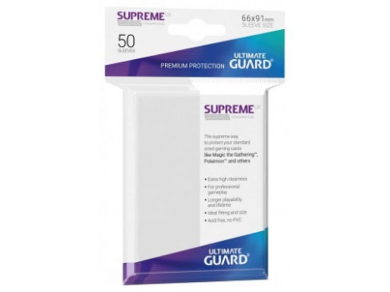 Ultimate Guard Ultimate Guard Sleeves Supreme Ux White 50Ct