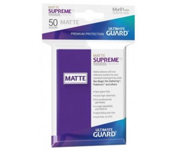 Ultimate Guard Sleeves Supreme Ux Matte Purple 50Ct