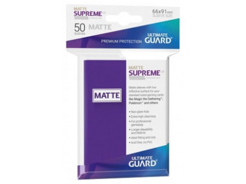 Ultimate Guard Ultimate Guard Sleeves Supreme Ux Matte Purple 50Ct