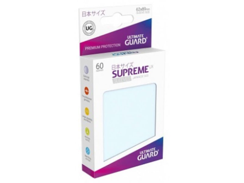 Ultimate Guard Ultimate Guard Sleeves Supreme Ux Small Clear 60Ct