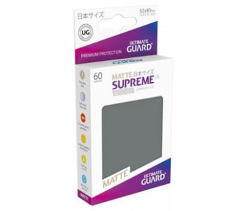 Ultimate Guard Sleeves Supreme Ux Small Matte Dk Grey 60Ct