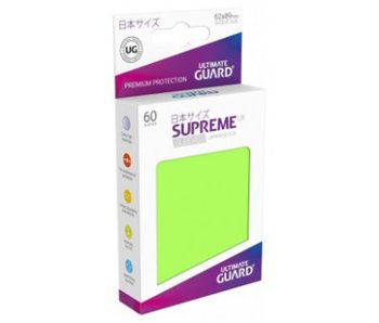 Ultimate Guard Sleeves Supreme Ux Small Lt Green 60Ct