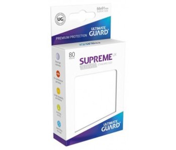 Ultimate Guard Sleeves Supreme Ux White 80Ct