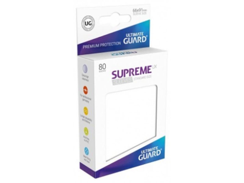 Ultimate Guard Ultimate Guard Sleeves Supreme Ux White 80Ct