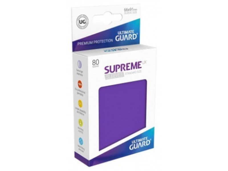 Ultimate Guard Ultimate Guard Sleeves Supreme Ux Purple 80Ct