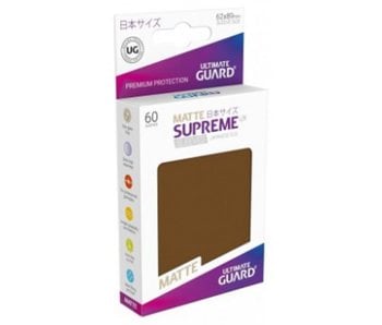 Ultimate Guard Sleeves Supreme Ux Small Matte Brown 60Ct