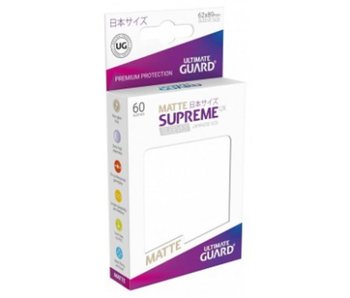 Ultimate Guard Sleeves Supreme Ux Small Matte White 60Ct