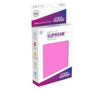 Ultimate Guard Sleeves Supreme Ux Small Pink 60Ct