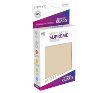 Ultimate Guard Sleeves Supreme Ux Small Matte Sand 60Ct