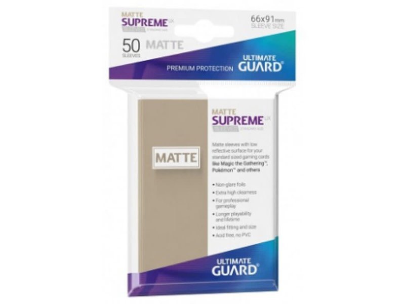 Ultimate Guard Ultimate Guard Sleeves Supreme Ux Matte Sand 50Ct