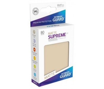 Ultimate Guard Sleeves Supreme Ux Matte Sand 80Ct