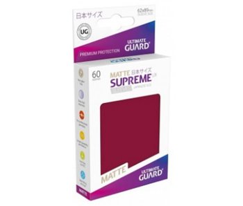 Ultimate Guard Sleeves Supreme Ux Small Matte Burgundy 60Ct