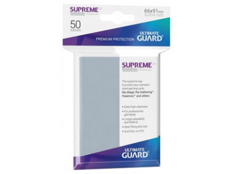 Ultimate Guard Ultimate Guard Sleeves Supreme Ux Clear 50Ct
