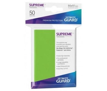 Ultimate Guard Sleeves Supreme Ux Light Green 50Ct