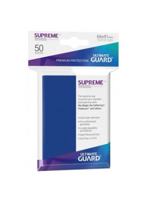 Ultimate Guard Sleeves Supreme Ux Blue 50Ct