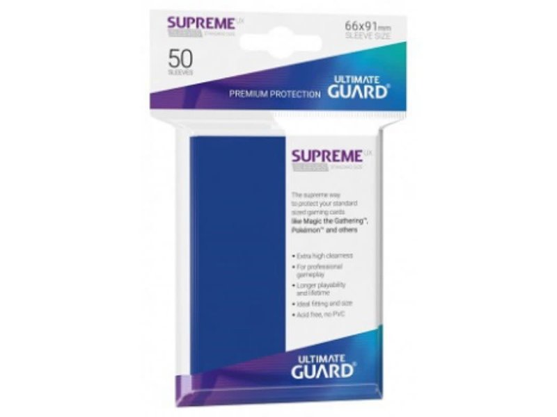 Ultimate Guard Ultimate Guard Sleeves Supreme Ux Blue 50Ct