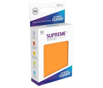 Ultimate Guard Sleeves Supreme Ux Orange 80Ct