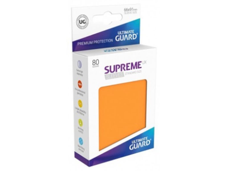 Ultimate Guard Ultimate Guard Sleeves Supreme Ux Orange 80Ct