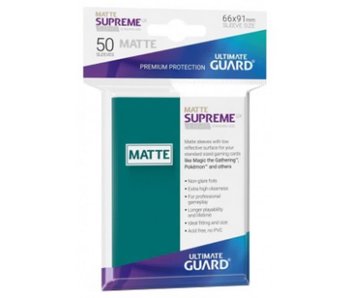 Ultimate Guard Sleeves Supreme Ux Matte Petrol Blue 50Ct