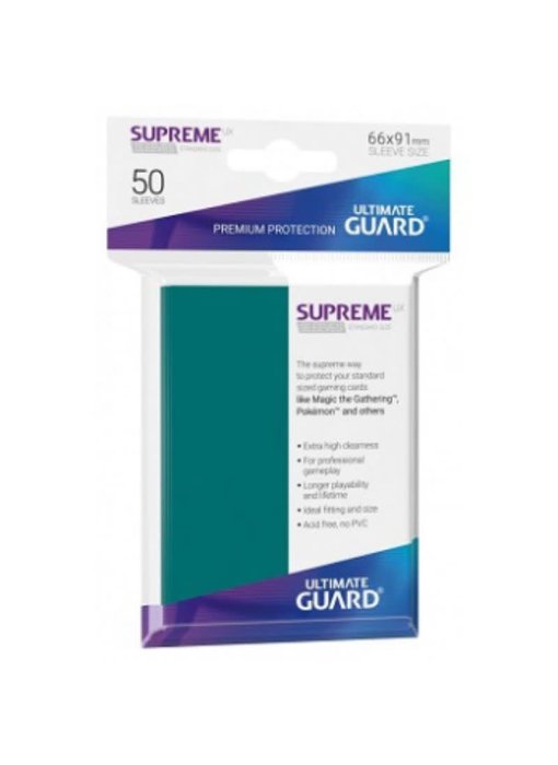 Ultimate Guard Sleeves Supreme Ux Petrol Blue 50Ct