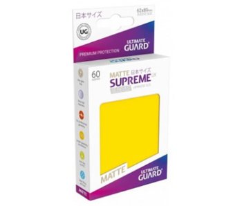 Ultimate Guard Sleeves Supreme Ux Small Matte Yellow 60Ct