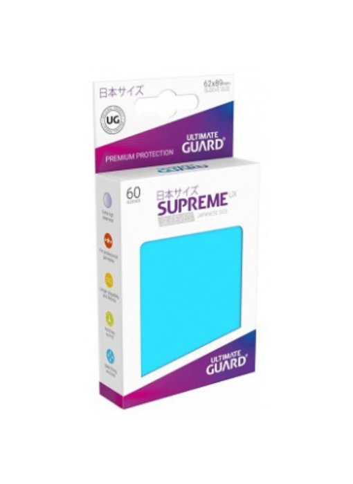 Ultimate Guard Sleeves Supreme Ux Small Turquoise 60Ct