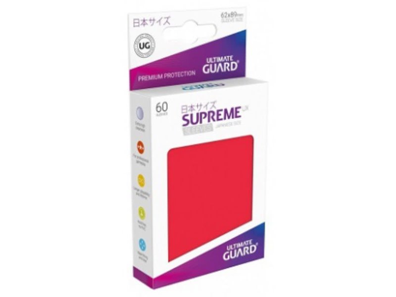 Ultimate Guard Ultimate Guard Sleeves Supreme Ux Small Red 60Ct