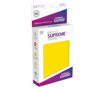 Ultimate Guard Sleeves Supreme Ux Small Yellow 60Ct