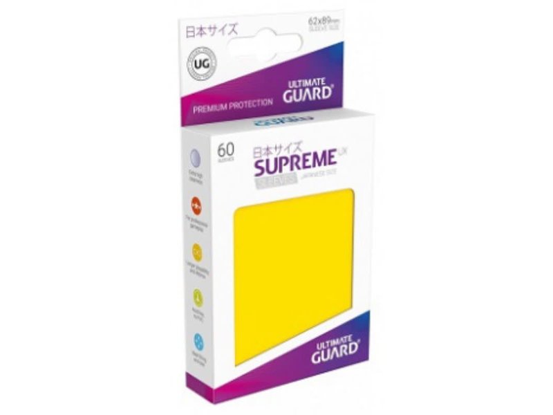 Ultimate Guard Ultimate Guard Sleeves Supreme Ux Small Yellow 60Ct