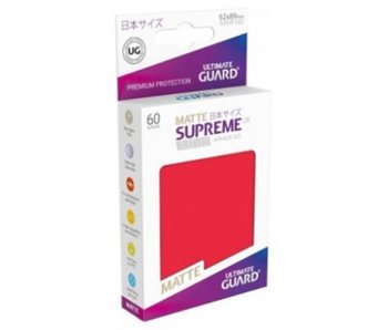 Ultimate Guard Sleeves Supreme Ux Small Matte Red 60Ct