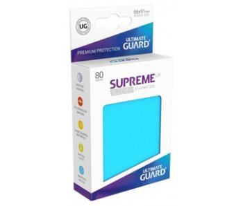 Ultimate Guard Sleeves Supreme Ux Lt Blue 80Ct