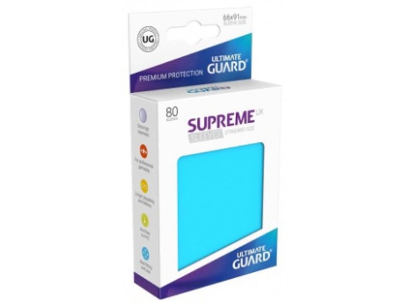 Ultimate Guard Ultimate Guard Sleeves Supreme Ux Lt Blue 80Ct