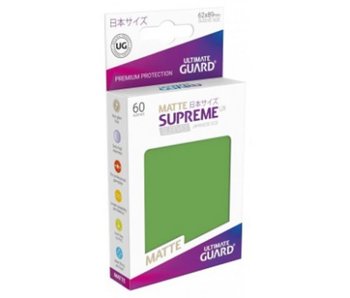 Ultimate Guard Sleeves Supreme Ux Small Matte Green 60Ct