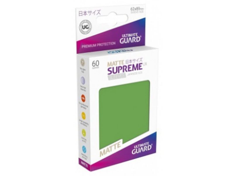 Ultimate Guard Ultimate Guard Sleeves Supreme Ux Small Matte Green 60Ct