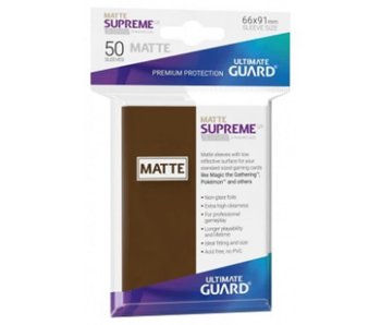 Ultimate Guard Sleeves Supreme Ux Matte Brown 50Ct