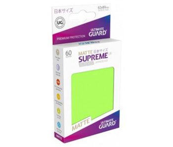 Ultimate Guard Sleeves Supreme Ux Small Matte Lt Green 60Ct