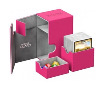 Ultimate Guard Flip N Tray Deck Case Xenoskin Pink 80+