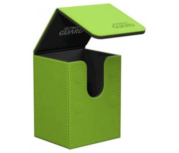 Ultimate Guard Flip Deck Case Leatherette Green 80+