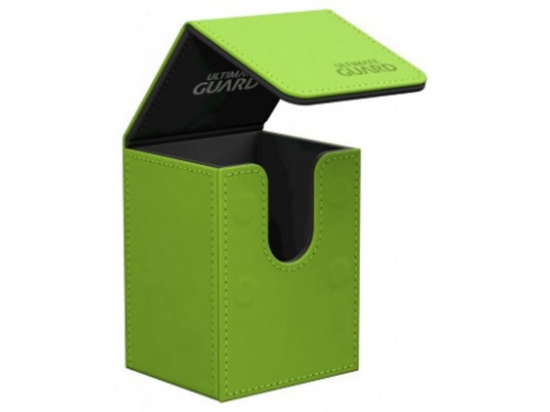 Ultimate Guard Ultimate Guard Flip Deck Case Leatherette Green 80+