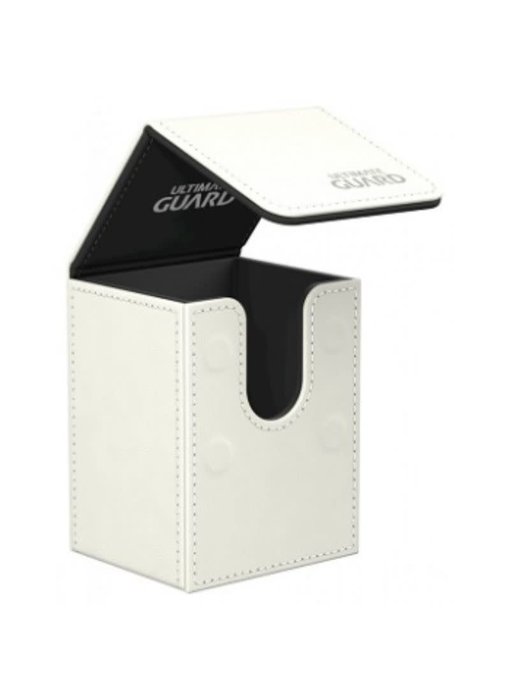 Ultimate Guard Flip Deck Case Leatherette White 80+