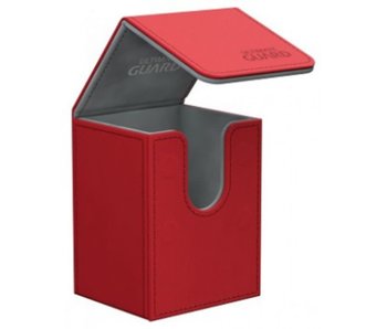 Ultimate Guard Flip Deck Case Xenoskin Red 80+